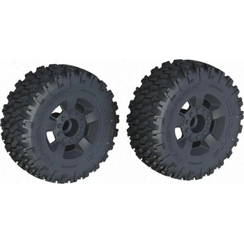 Arrma колело с гума dBoots Ragnarok MT, диск черен (2)