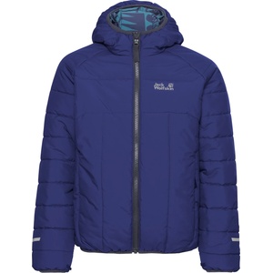 Jack Wolfskin Детско синтетично яке Jack Wolfskin Kid's Zenon Twist Hooded Synthetic jacket - Glow Ink - размер 140 (EU) (703-7849-0114)
