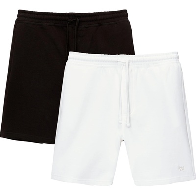 Pull&Bear Панталон черно, бяло, размер XXL