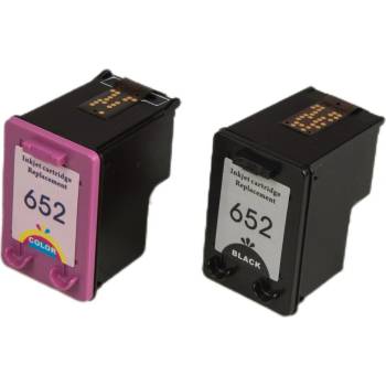 Tonerhub Обновен мастилен пълнеж F6V25AEBHK / F6V24AEBHK, no. 652XL, black+color/20ml+18ml за принтери HP (multipack) (F6V25AE#BHK/F6V24AE#BHK)