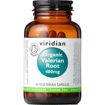 Viridian Organic Valerian Root 400 mg 60 kapsúl