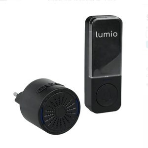 DPM db002b - Безжичен кинетичен звънец, 230v, lumio, черен (db002b)