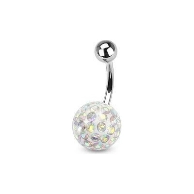 Šperky4U piercing do pupíku s kamínky Crystals From Swarovski AB BS01015AB-06 – Zbozi.Blesk.cz