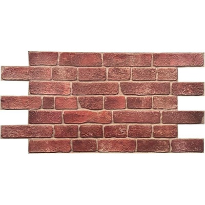 Impol Trade 3D PVC CPVC6 960 x 480 mm cihla červená s šedou spárou 1ks