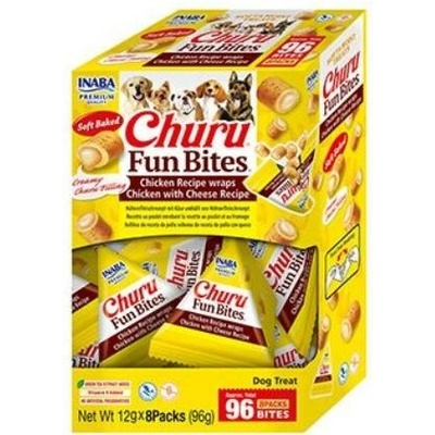 Churu Dog BOX Fun Bites Chicken wraps Chick&Chees 8 x 12 g