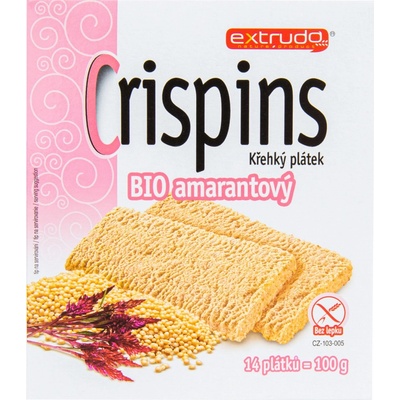 EXTRUDO Chlebíček kukuřičný s amarantem křupavý BIO 100 g