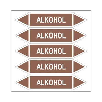 Značení potrubí, alkohol PZGL 007849