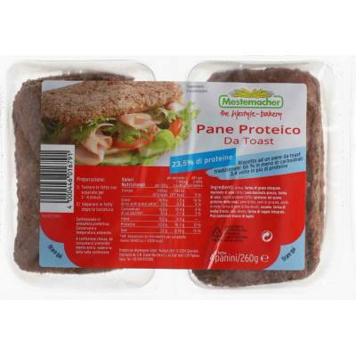 Mestemacher proteínové toastové žemle 260 g