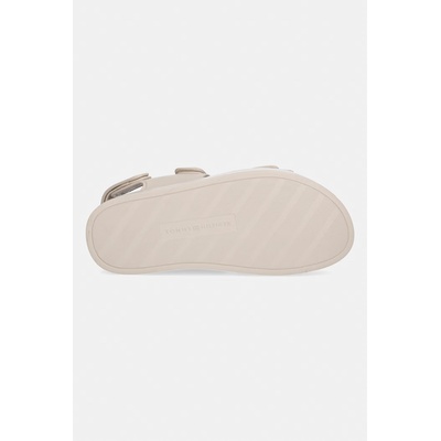 Tommy Hilfiger сандали с платформа дамски от кожа LEATHER SPORTY PLATFORM SANDAL (FW0FW09119)