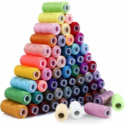 Šicí nitě Okazeo polyester, vícebarevné, 60 ks, 230 m