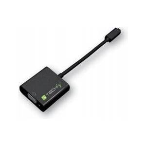 TECHLY IDATA HDMI-VGA-5 Конвертор HDMI-Micro-D към VGA с аудио (IDATA HDMI-VGA-5)