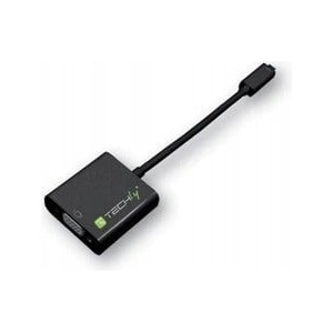 TECHLY IDATA HDMI-VGA-5 Конвертор HDMI-Micro-D към VGA с аудио (IDATA HDMI-VGA-5)