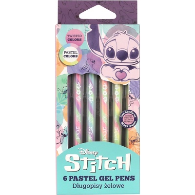 Coolpack Gélové perá Stitch Pastel 6 ks