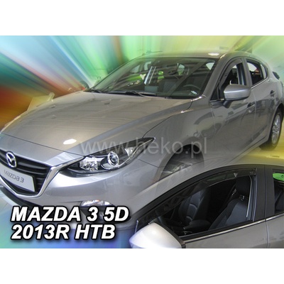 Deflektory Mazda 3 Htb 2013-2019 predné