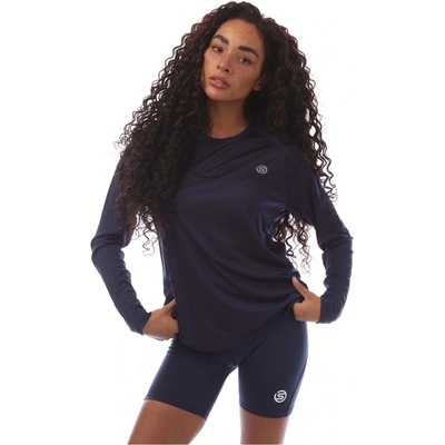 Skins Тениска Skins Series-3 Long Sleeve T-Shirt - Navy