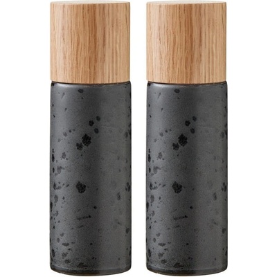 Bitz Черен керамичен комплект мелнички за сол и пипер 2 бр. Gastro Black - Bitz (821500)