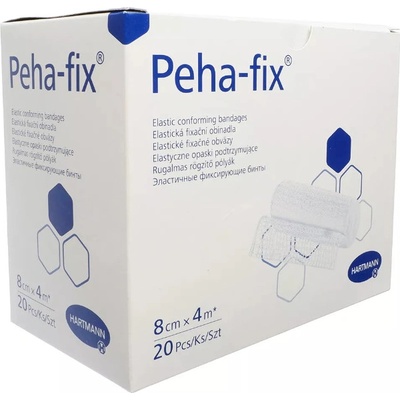 Peha Fix OBINADLO ELASTICKÉ FIXAČNÍ 8 cm x 4 m ,V NAPN.STAVU 20 ks
