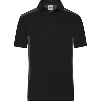James&Nicholson pánská polokošile J N1826 Black