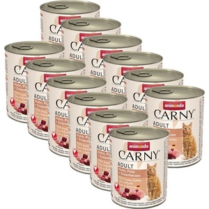 Animonda Carny Adult - Пиле, пуйка и патица 12 x 800 г