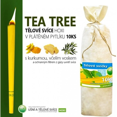 Hoxi Tělové svíčky tea tree – Zboží Mobilmania