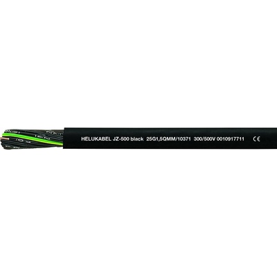 HELU JZ-500 Black 10380-1000 riadiaci kábel 4 G 4 mm², 1000 m, čierna (RAL 9005)