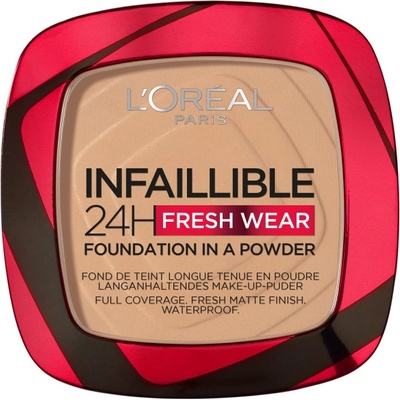 L'Oréal Paris L'Oreal Paris Infaillible 24H Fresh Wear Foundation In A Powder zmatňujúci podklad 140 Golden Beige 9g