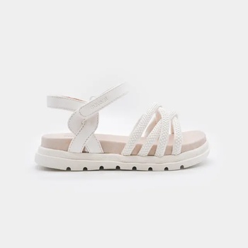 Mayoral Сандали блясък в бял цвят за мини момиче Mayoral с камъчета