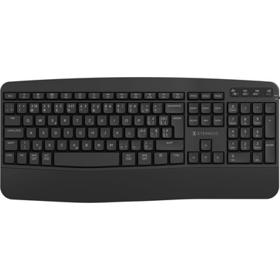 Eternico Ergonomic Keyboard wireless KSB2430 CZ/SK AET-KSB2430CSBN