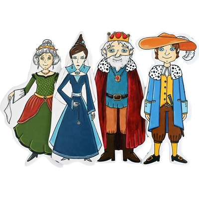 Marionetino bábky Kráľovská sada III 4 ks