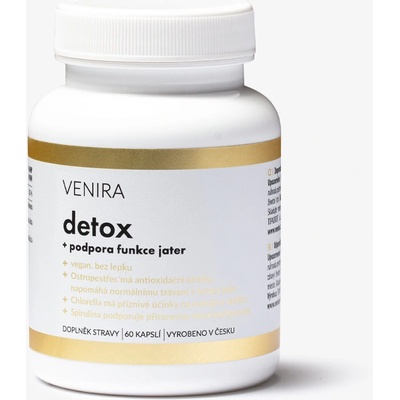 Venira detox + podpora funkcie pečene 60 kapsúl