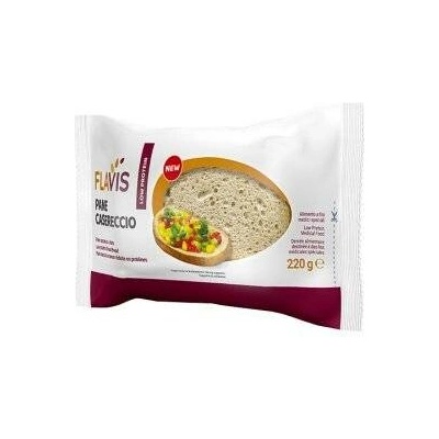 FLAVIS - PANE CASERECCIO PKU, chléb nízkobílkovinný, bez lepku, 220g