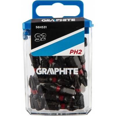 Graphite rázové PH2x25 mm 20 ks 56H531