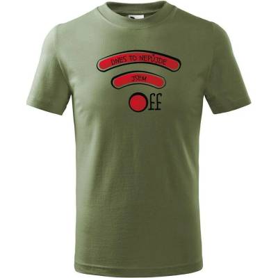 Dětské tričko vlastní motiv Khaki