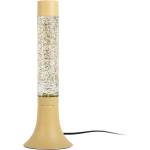 Leitmotiv Светложълта настолна лампа със стъклен абажур (височина 37, 5 cm) Astro Glittler - Leitmotiv (LM2244YE)