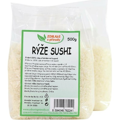 IPJ Natur rýže sushi 0,5 kg
