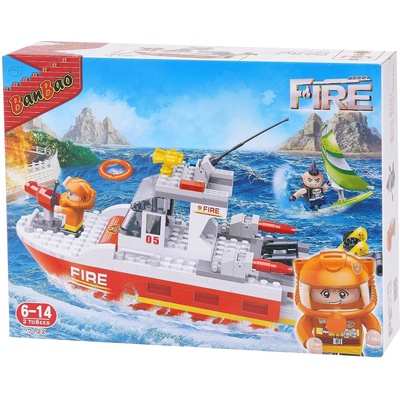 BanBao Конструктор пожарна спасителна лодка с 295 части 6974387594510 (7122)