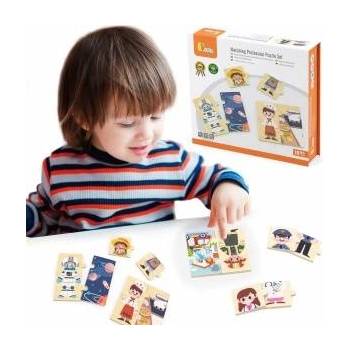Vigan VIGA Wooden Jigsaw Puzzle Matching Competition