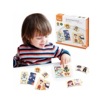 Vigan VIGA Wooden Jigsaw Puzzle Matching Competition