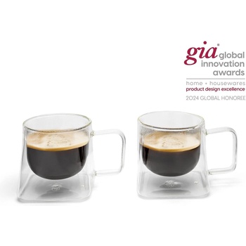 Leopold vienna (Нидерландия) Комплект от 2 стъклени чаши leopold vienna otto двустенни - 220 мл (lv 127000)