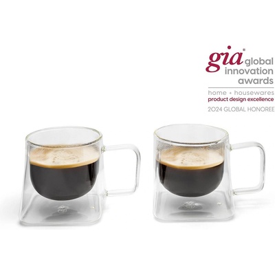 Leopold vienna (Нидерландия) Комплект от 2 стъклени чаши leopold vienna otto двустенни - 220 мл (lv 127000)