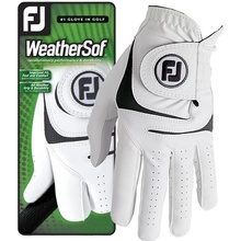 FootJoy WeatherSof Mens Golf Glove Biela Ľavá XXL