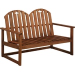 vidaXL Градинска пейка, 110 cм, акация масив (44034)