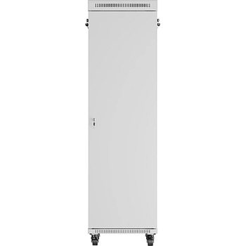 Lanberg rack cabinet 19" free-standing 42U/600x800 (flat pack) with glass door lcd grey v2 (FF01-6842-12SL)