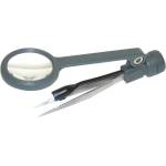 Carson Лупа Carson с LED и пинсети 4.5х (MG88)