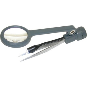 Carson Лупа Carson с LED и пинсети 4.5х (MG88)