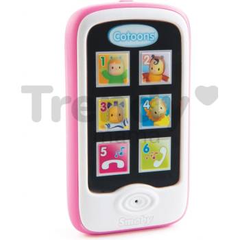 Smoby Cotoons Smartphone 12 cm Ružová