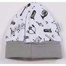 New Baby Dojčenská bavlnená čiapočka Music