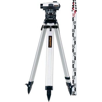 Laserliner Оптични нивелири с лата и тринога Laserliner AL 32 Plus Set, 080.85-1 - 36х (080.85-1)