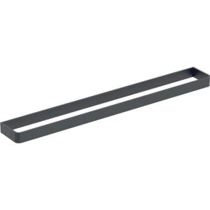 Geberit iCon - Държач за кърпа за мебели, дължина 424 мм, матово черно 502.328. 14.1 (502.328.14.1)