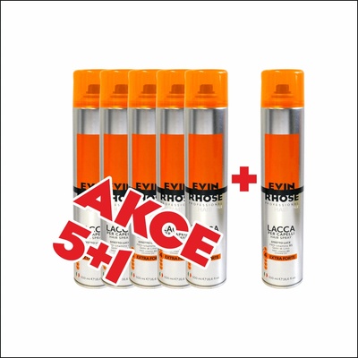 EVIN RHOSE laky na vlasy Extra Forte 500 ml 5 + 1